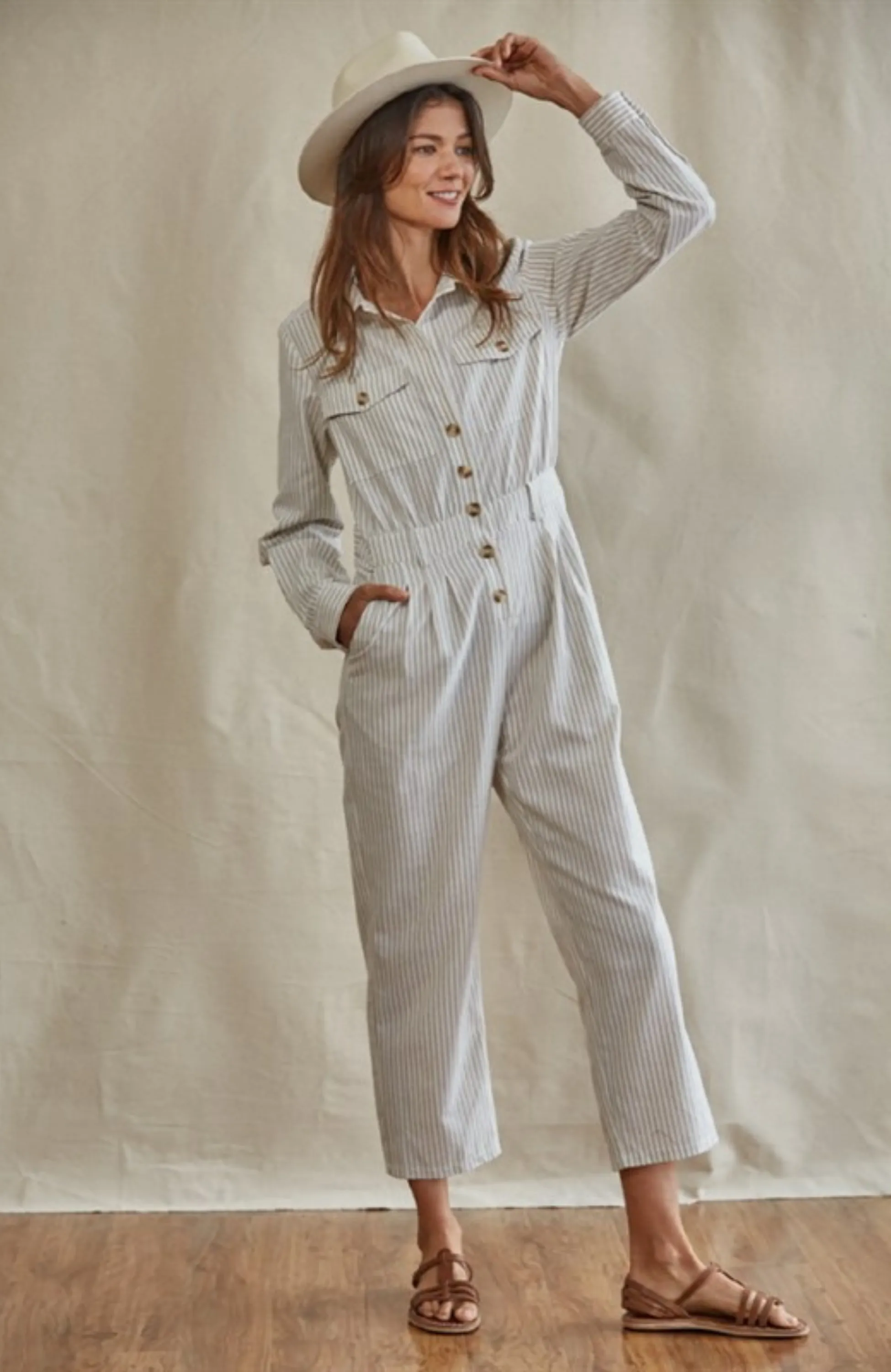 Nola Striped Jumpsuit