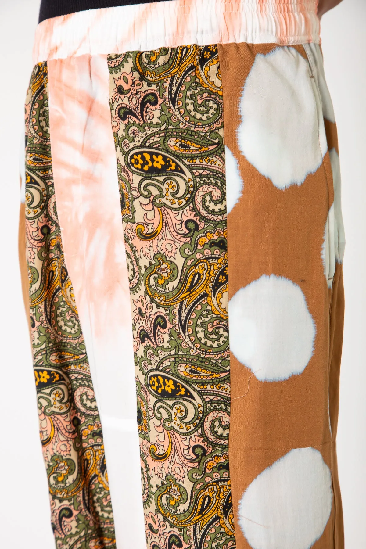 NOMA T.D. | MUTED TONES PATCHWORK PANTS
