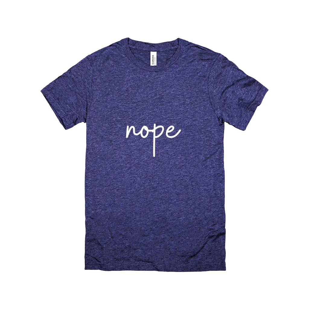 Nope T-Shirt White Design