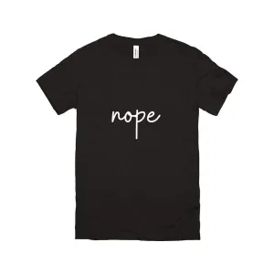 Nope T-Shirt White Design