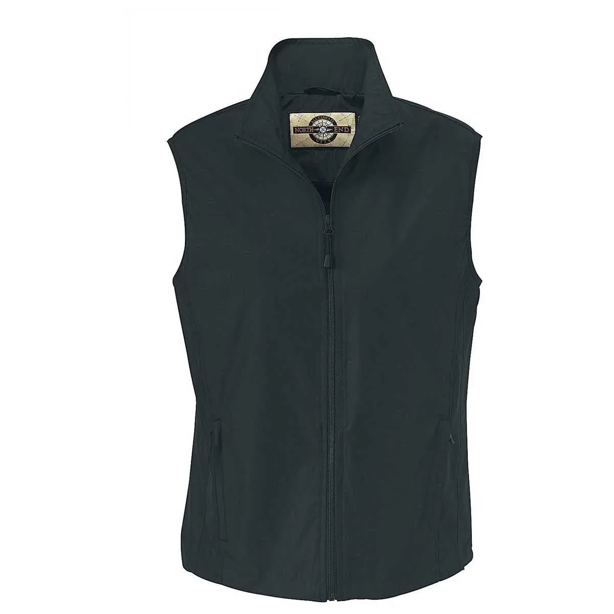 North End Women's Black Techno Lite Activewear Vest
