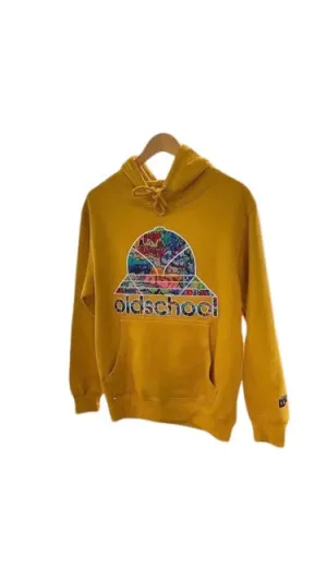 OLD SCHOOL Patchwork Hoodie