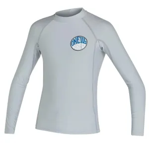 O'NEILL BOYS REACTOR LS RASH VEST COOL GREY