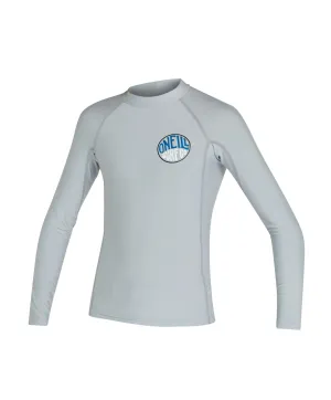 Oneill Boys Reactor UV LS Rash Vest - Cool Grey