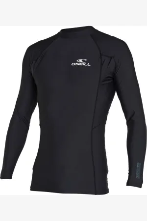 O'NEILL REACTOR UV LS RASH VEST - BLACK
