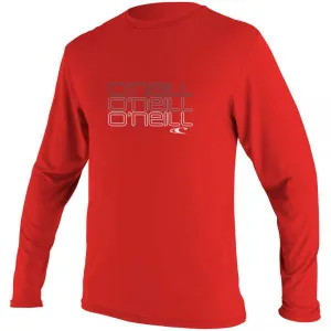 O'Neill - Toddler Skins Long Sleeved Rash Vest/Tee - Red