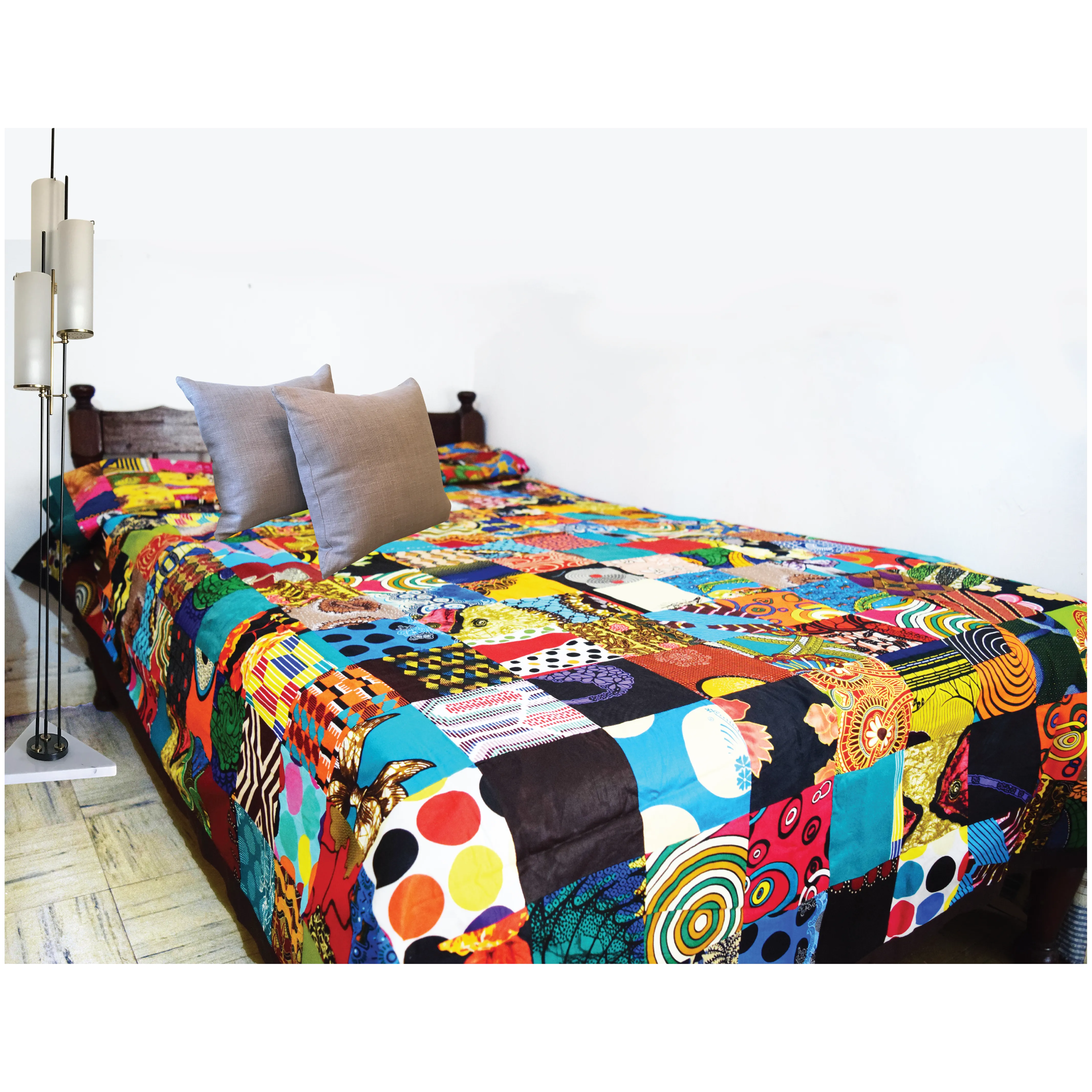 Patchwork Handmade Bed-cover