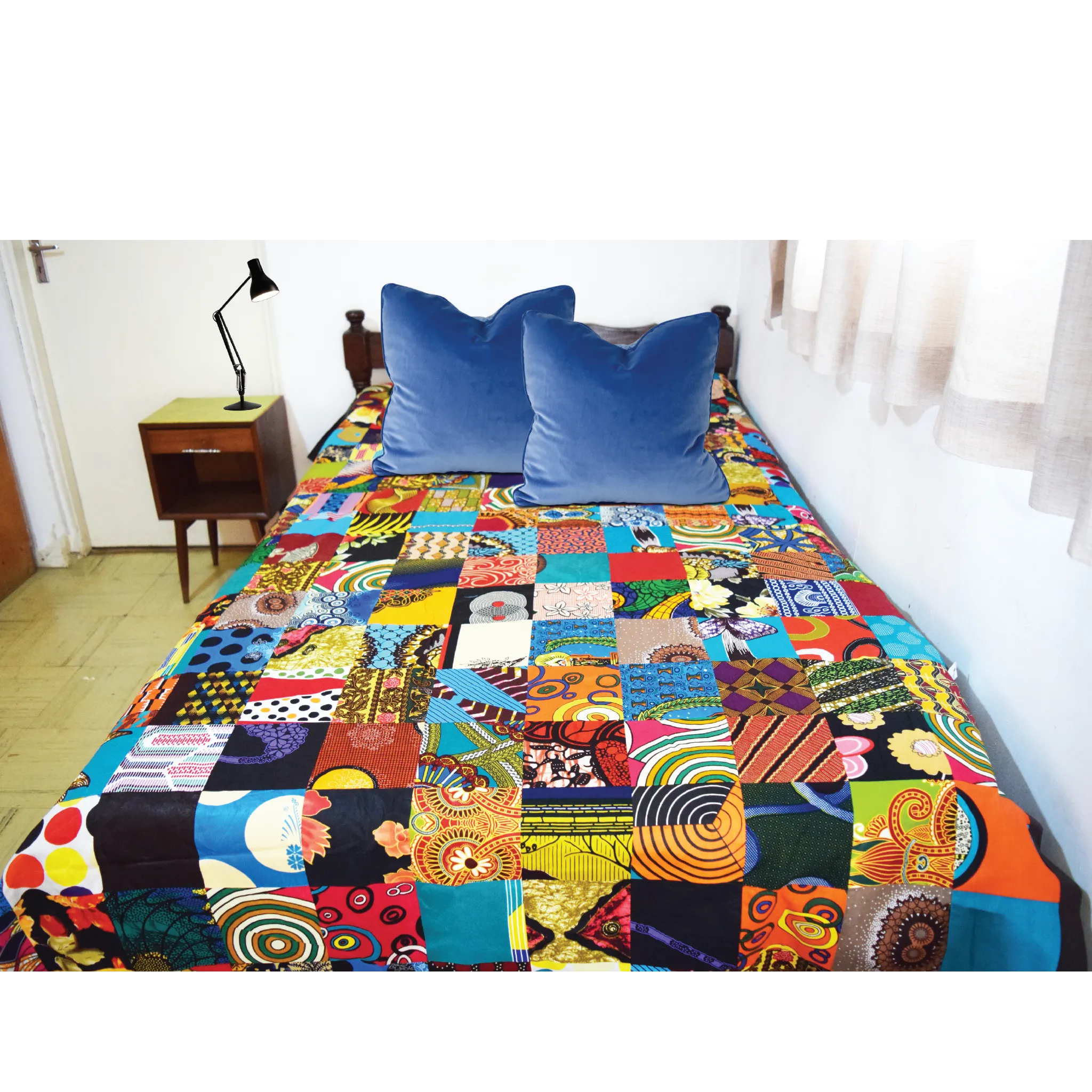 Patchwork Handmade Bed-cover