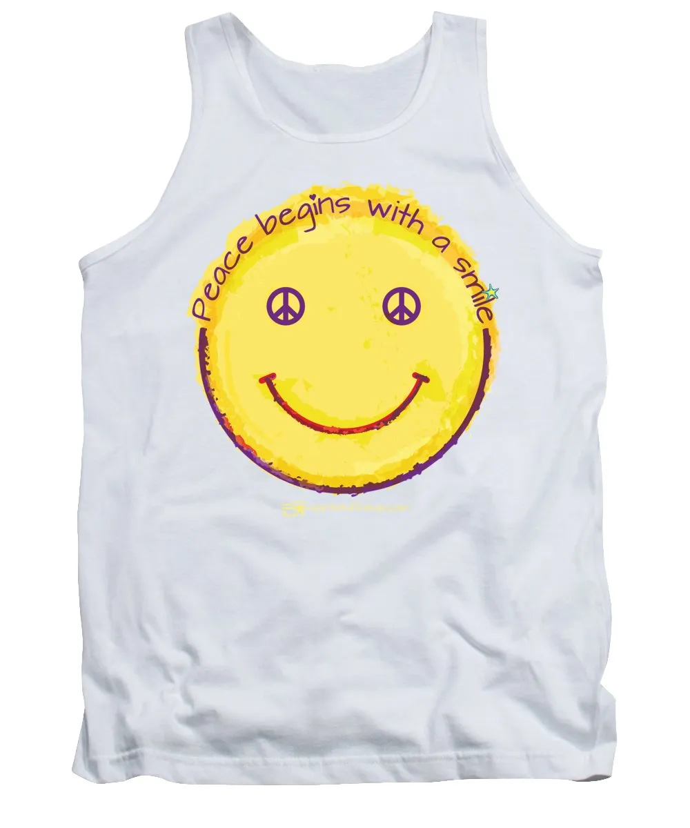 Peace Begins With A Smile - Tank Top