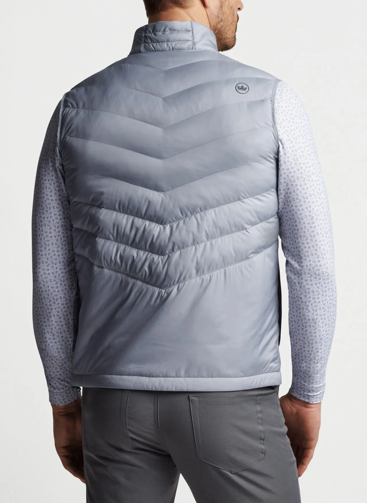 PETER MILLAR ALL COURSE VEST - GALE GREY