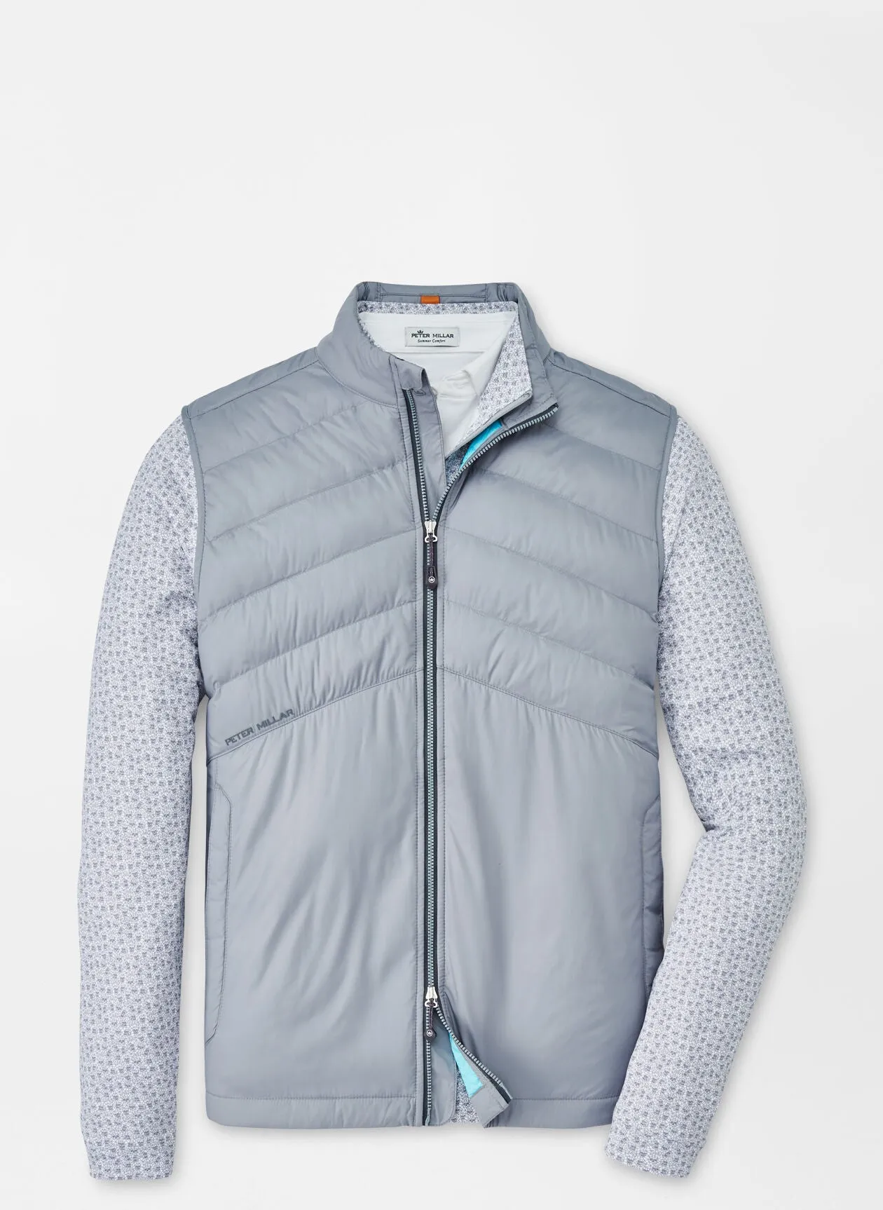 PETER MILLAR ALL COURSE VEST - GALE GREY