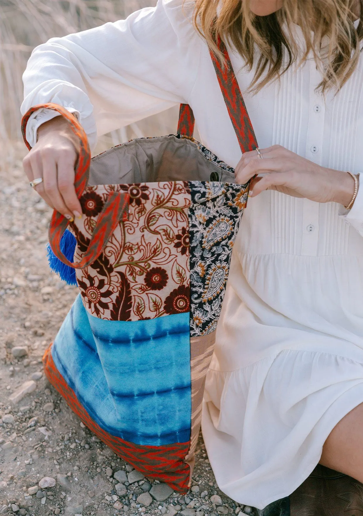 Pixie Patchwork Tote Bag