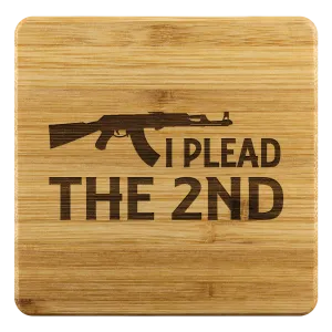 Plead The 2nd - Bamboo Coaster Set