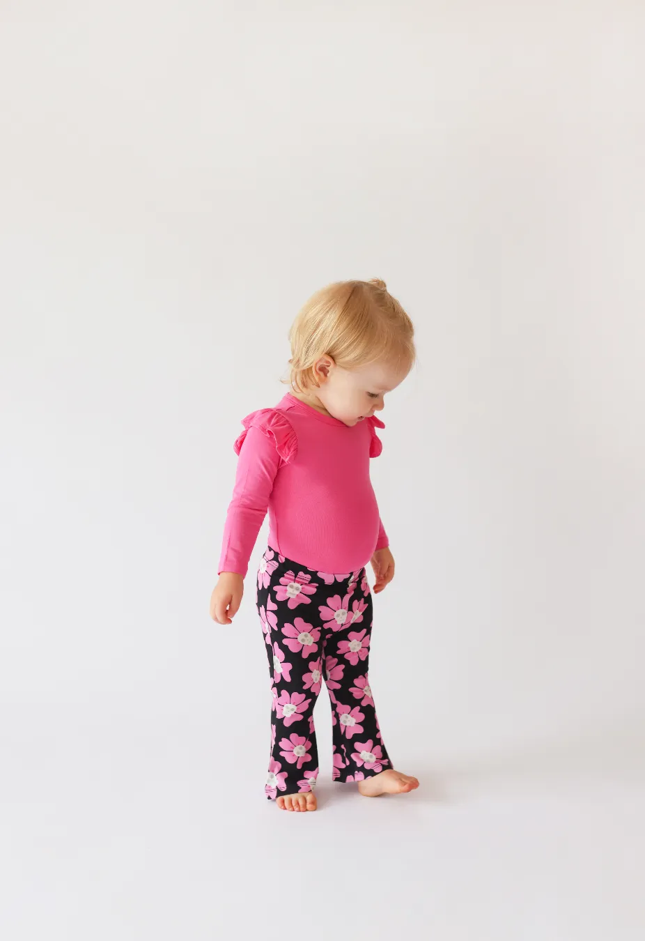Posh Peanut Girls Bell Bottoms in Winifred