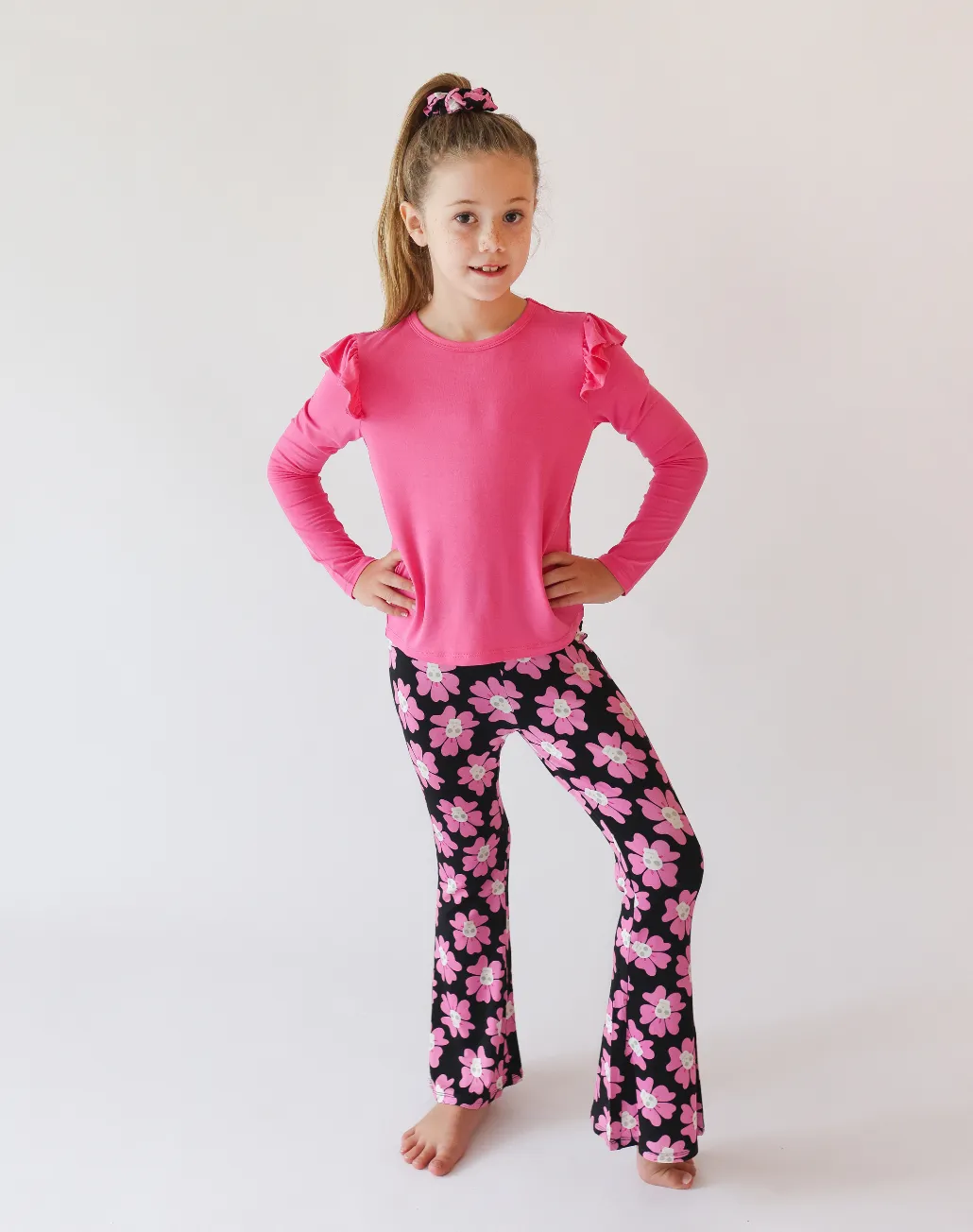 Posh Peanut Girls Bell Bottoms in Winifred