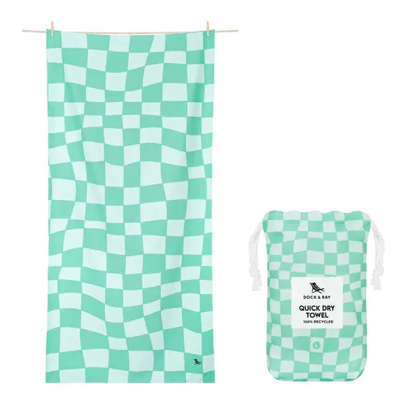 Quick Dry Towels XL (Check Mate)