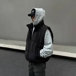 Quilted Hooded Vest