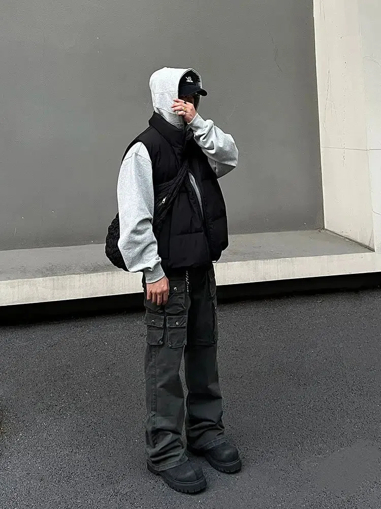 Quilted Hooded Vest