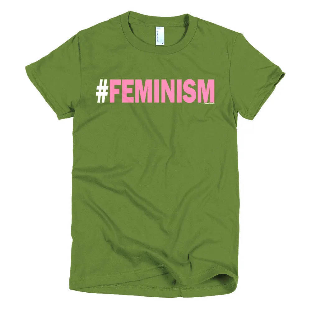 "#Feminism" Women's T-Shirt (Slimming Fit)