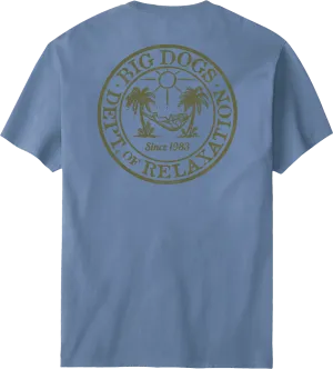 Relaxation Badge Olive T-shirt