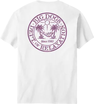 Relaxation Badge Pink T-shirt