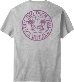 Relaxation Badge Pink T-shirt
