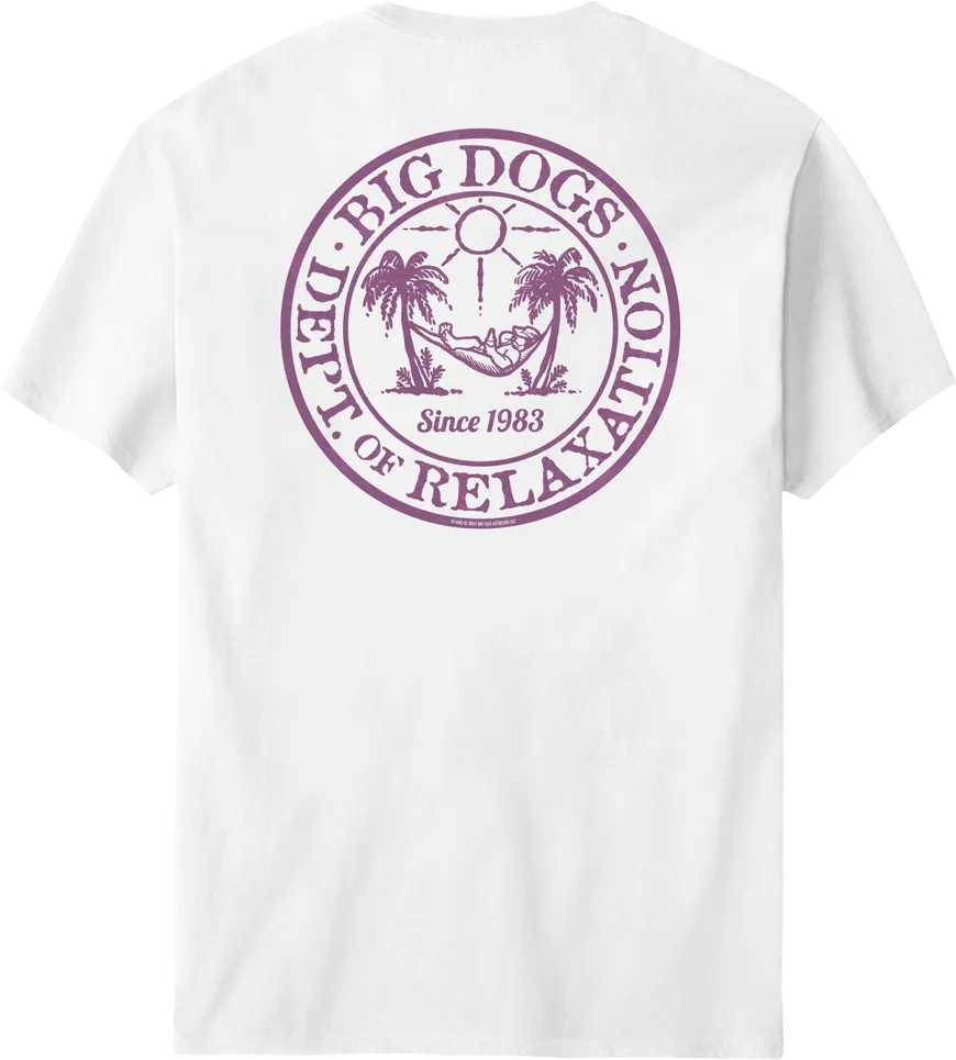 Relaxation Badge Pink T-shirt