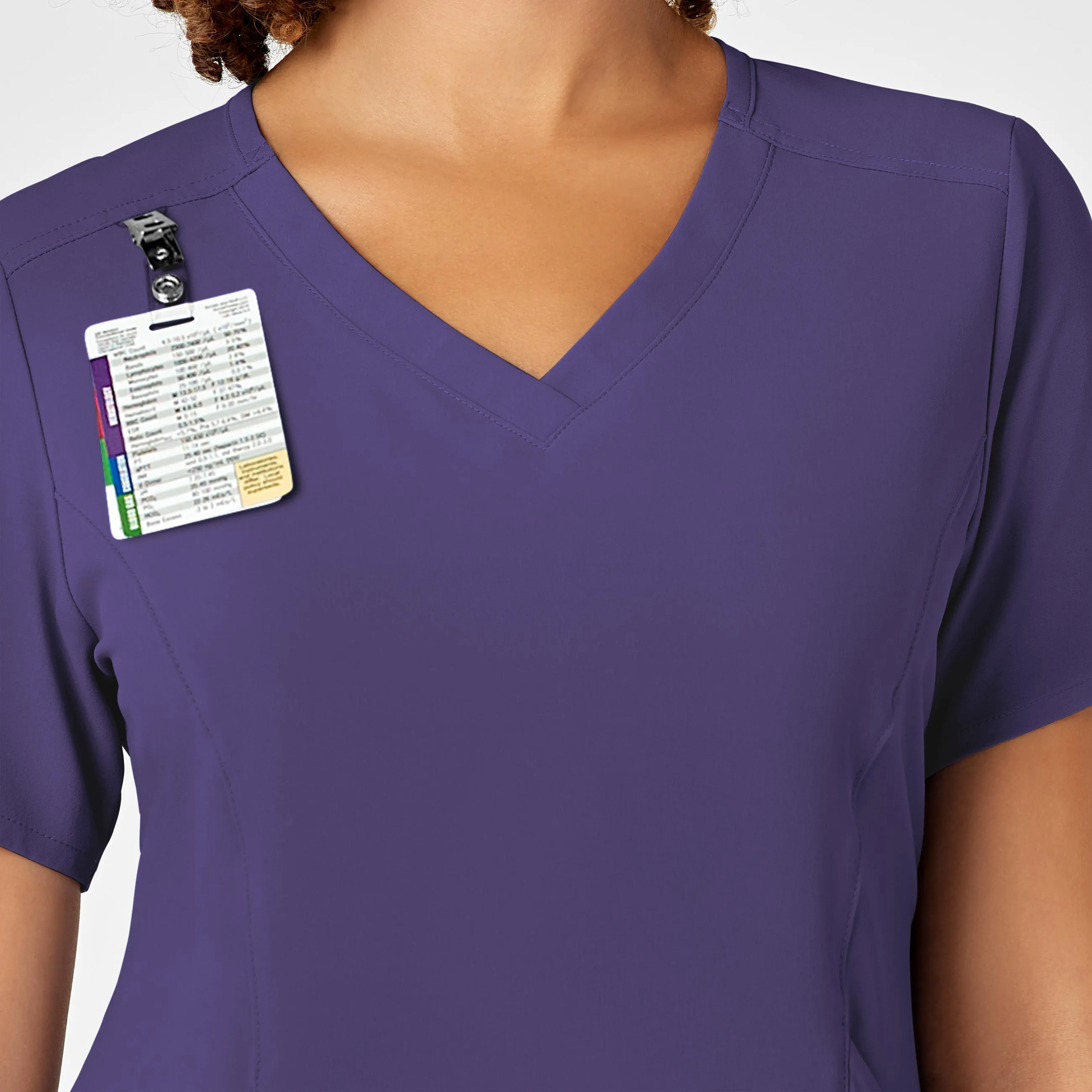 RENEW 6134 V-Neck Scrub Top Grape