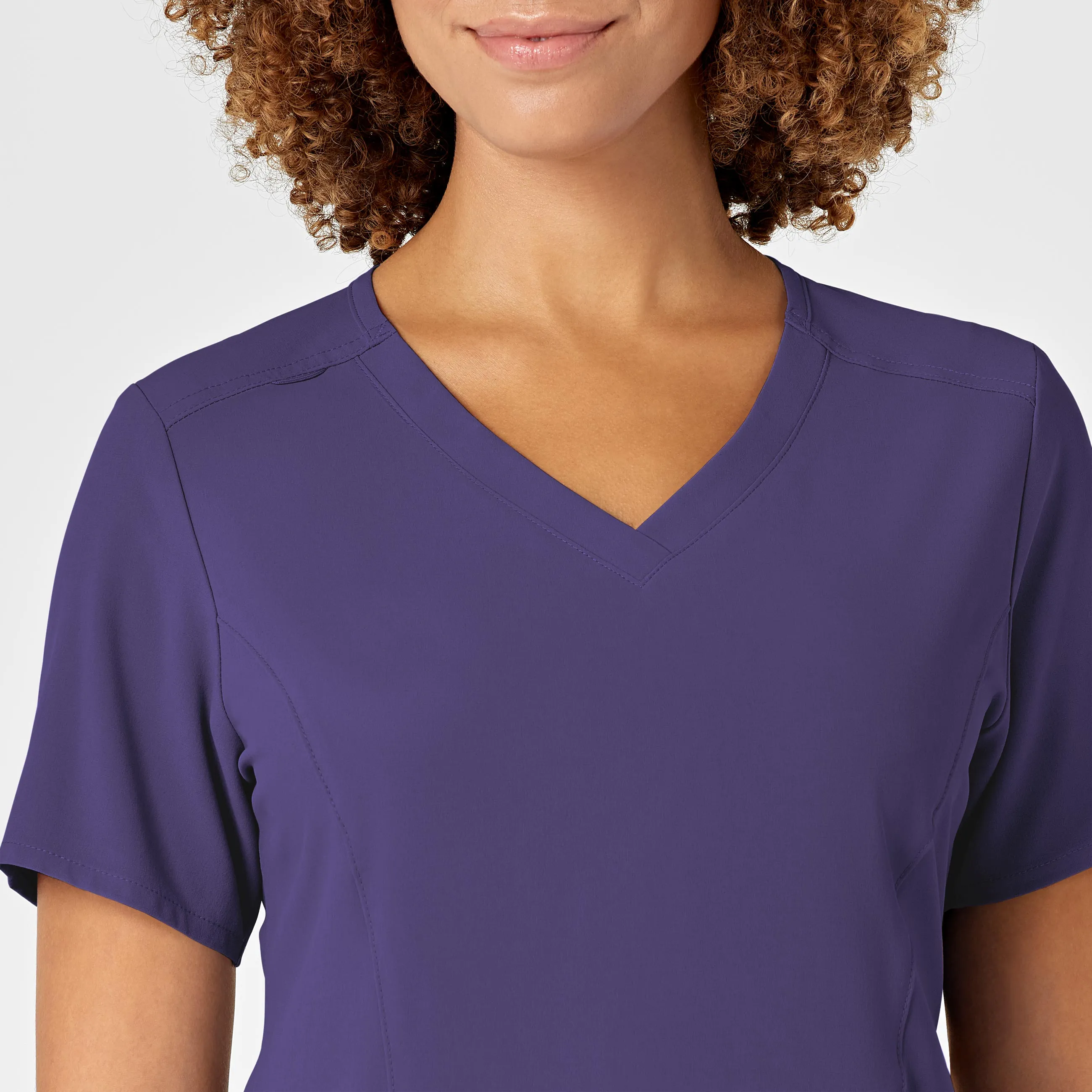 RENEW 6134 V-Neck Scrub Top Grape