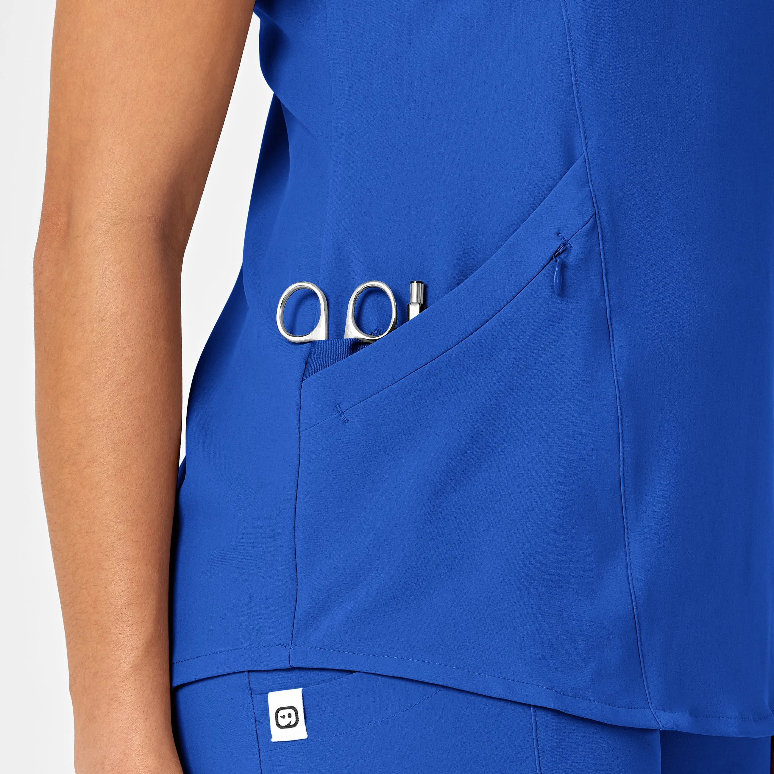 RENEW 6134 V-Neck Scrub Top Royal