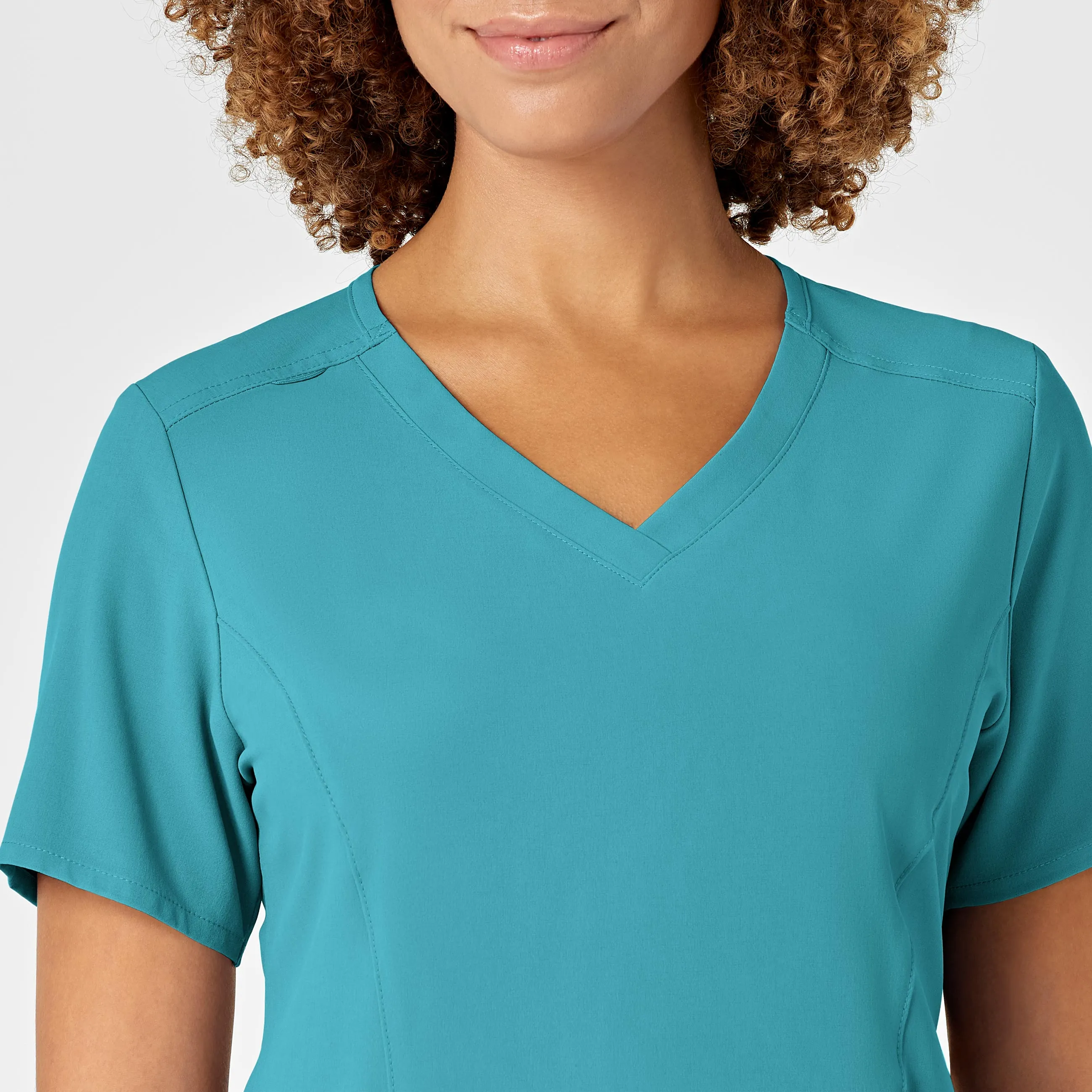 RENEW 6134 V-Neck Scrub Top Teal Blue