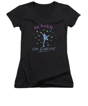 Rock Climbing Heaven On Earth - Women's V-Neck