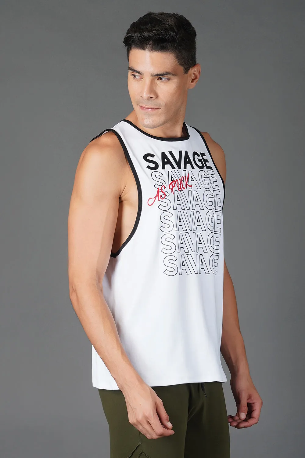 Savage Tank ( White )