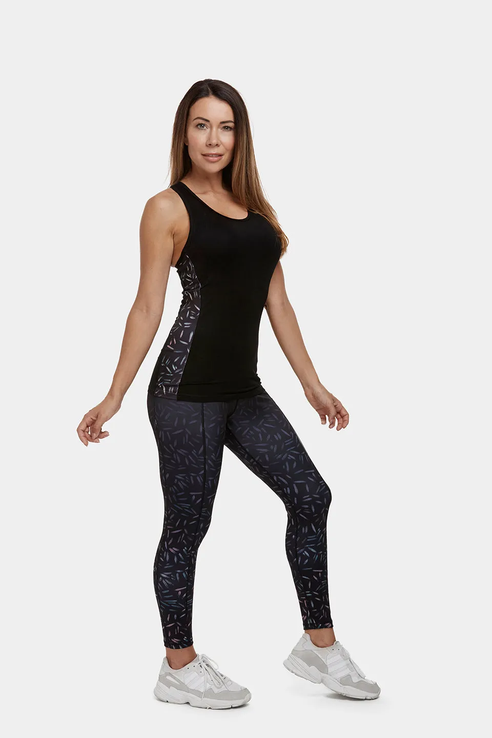 Scattered Lines Vest Top