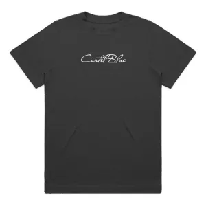 Script Cursive Women's TShirt Black