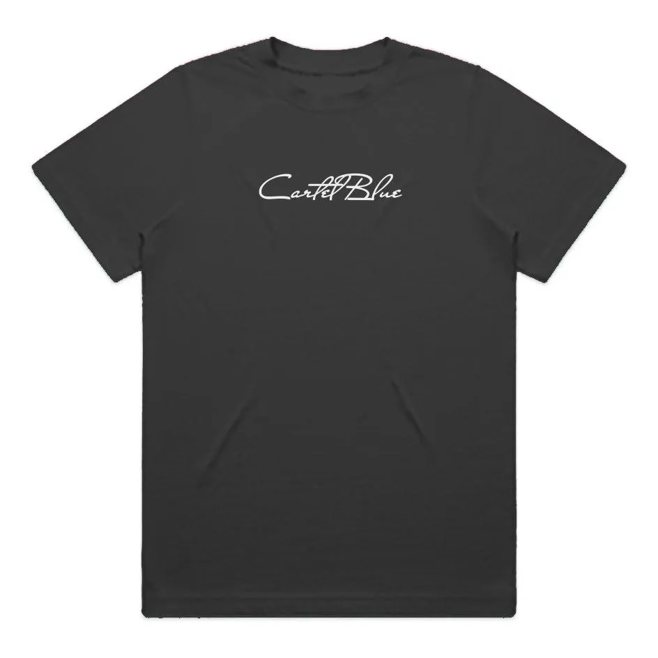 Script Cursive Women's TShirt Black