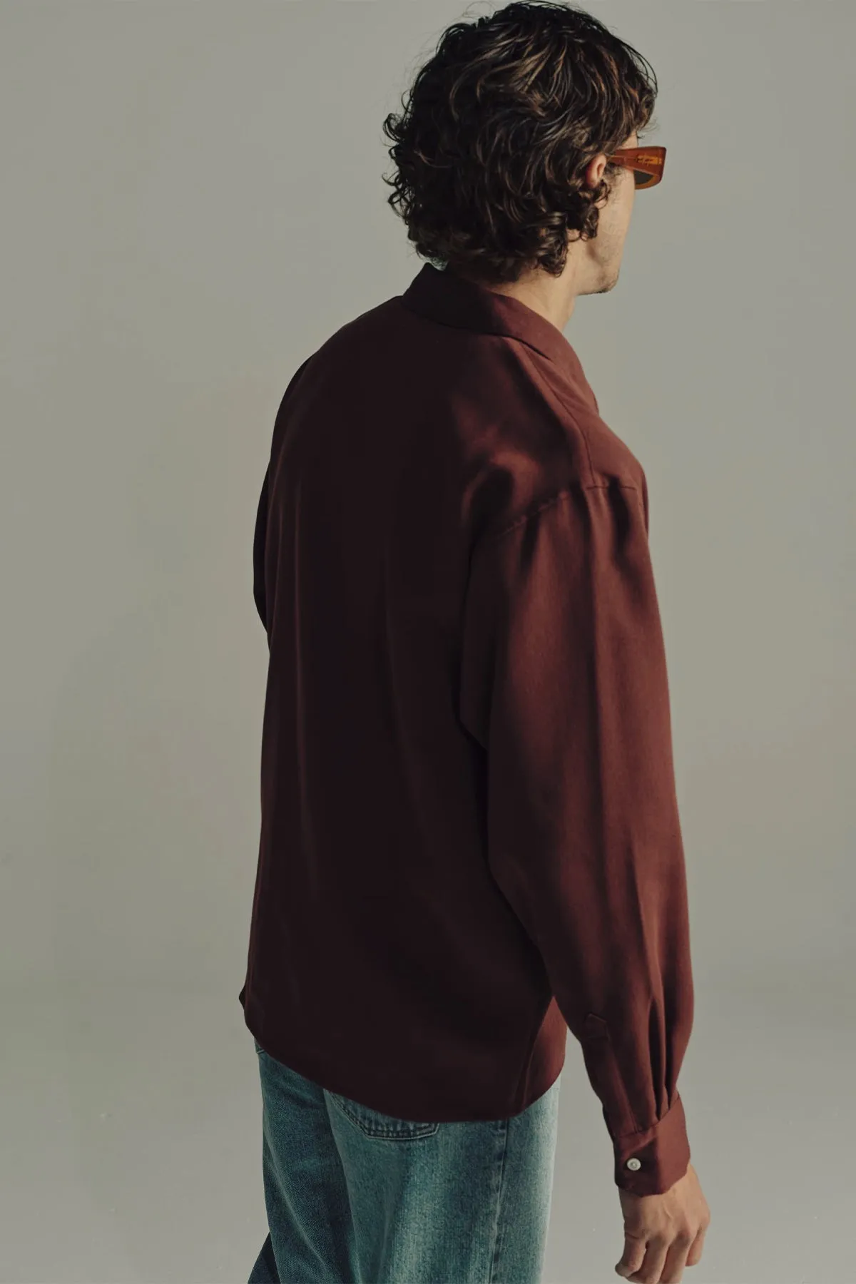 SECOND/LAYER | RELAXED LONG SLEEVE SHIRT
