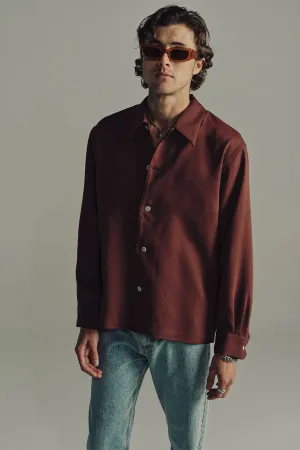 SECOND/LAYER | RELAXED LONG SLEEVE SHIRT