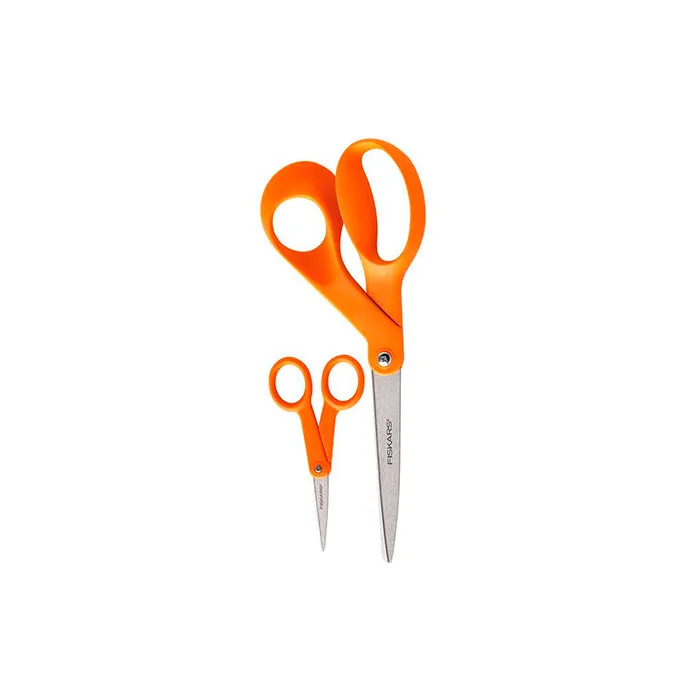 Set Tijeras Fiskars 8" y Microtip 5"