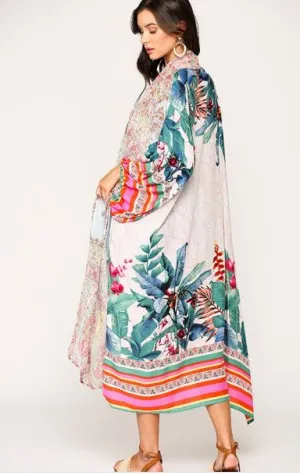SEVEN WONDERS MAXI KIMONO
