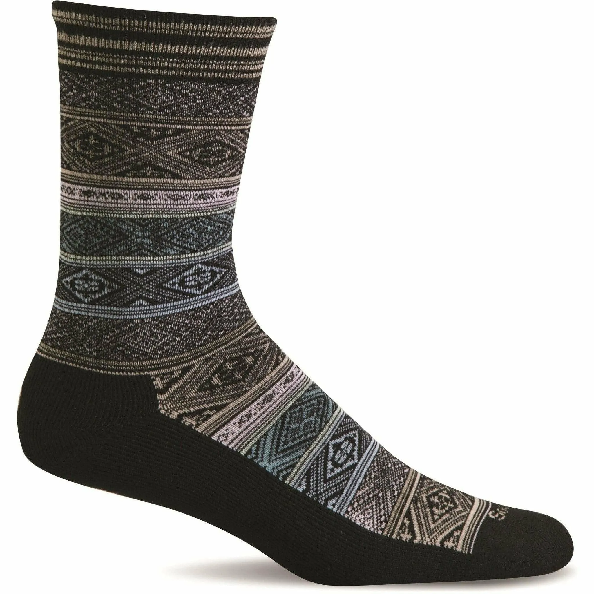 Sockwell Womens Boho Essential Comfort Crew Socks
