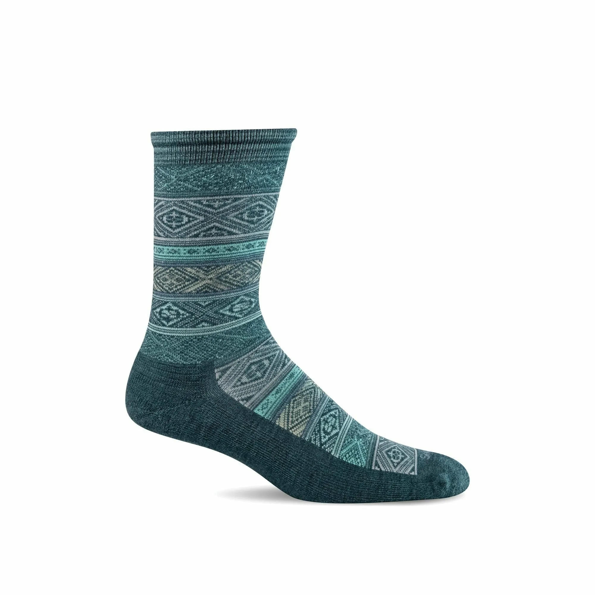 Sockwell Womens Boho Essential Comfort Crew Socks