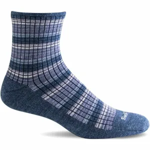 Sockwell Womens Ombre Lattice Essential Comfort Crew Socks