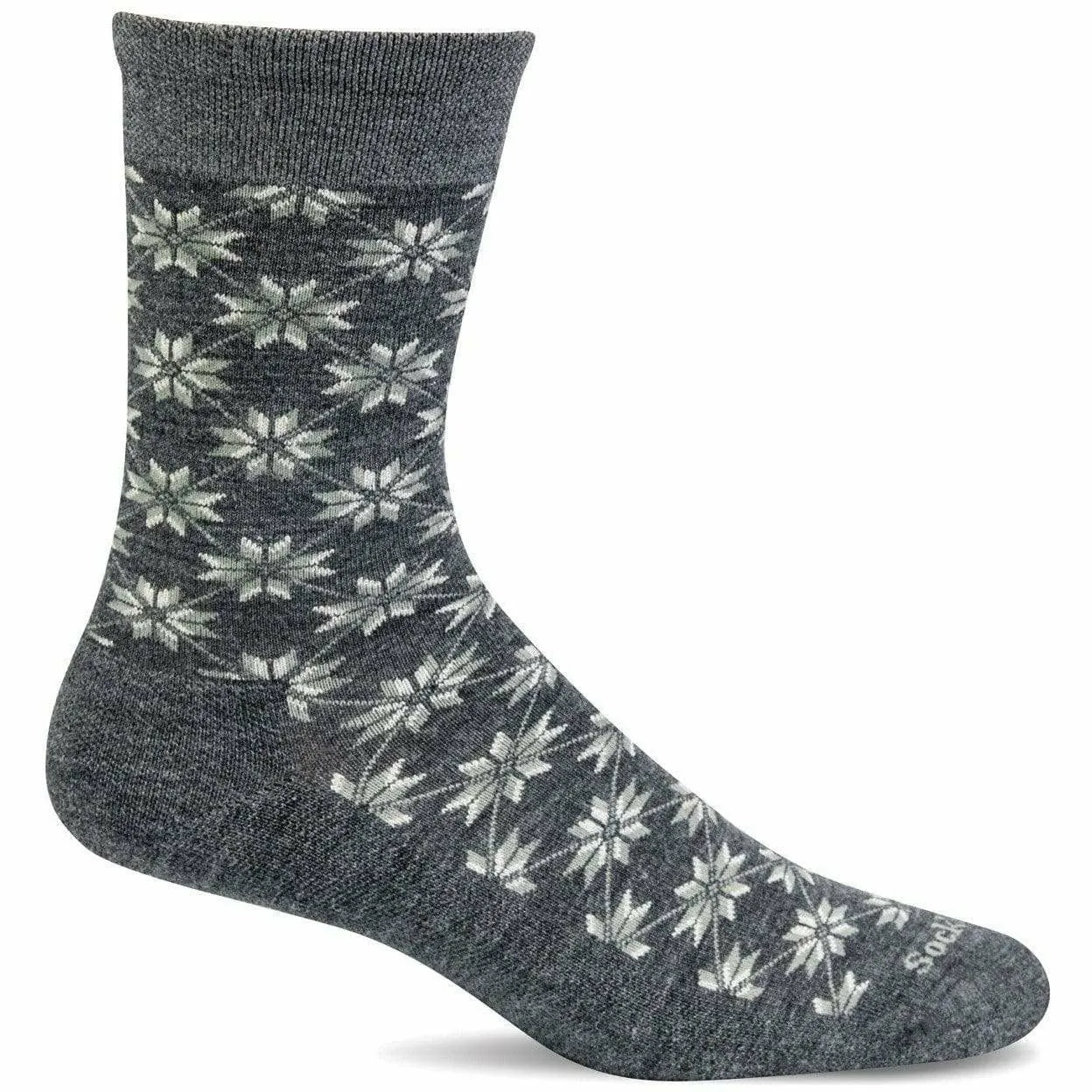 Sockwell Womens Snow Glow Essential Comfort Crew Socks