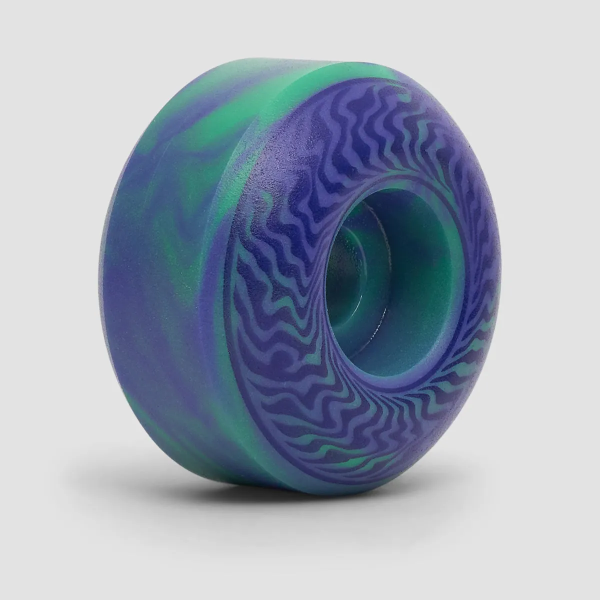 Spitfire Formula Four Swirled Classic 99DU Skateboard Wheels Teal/Purple 52mm