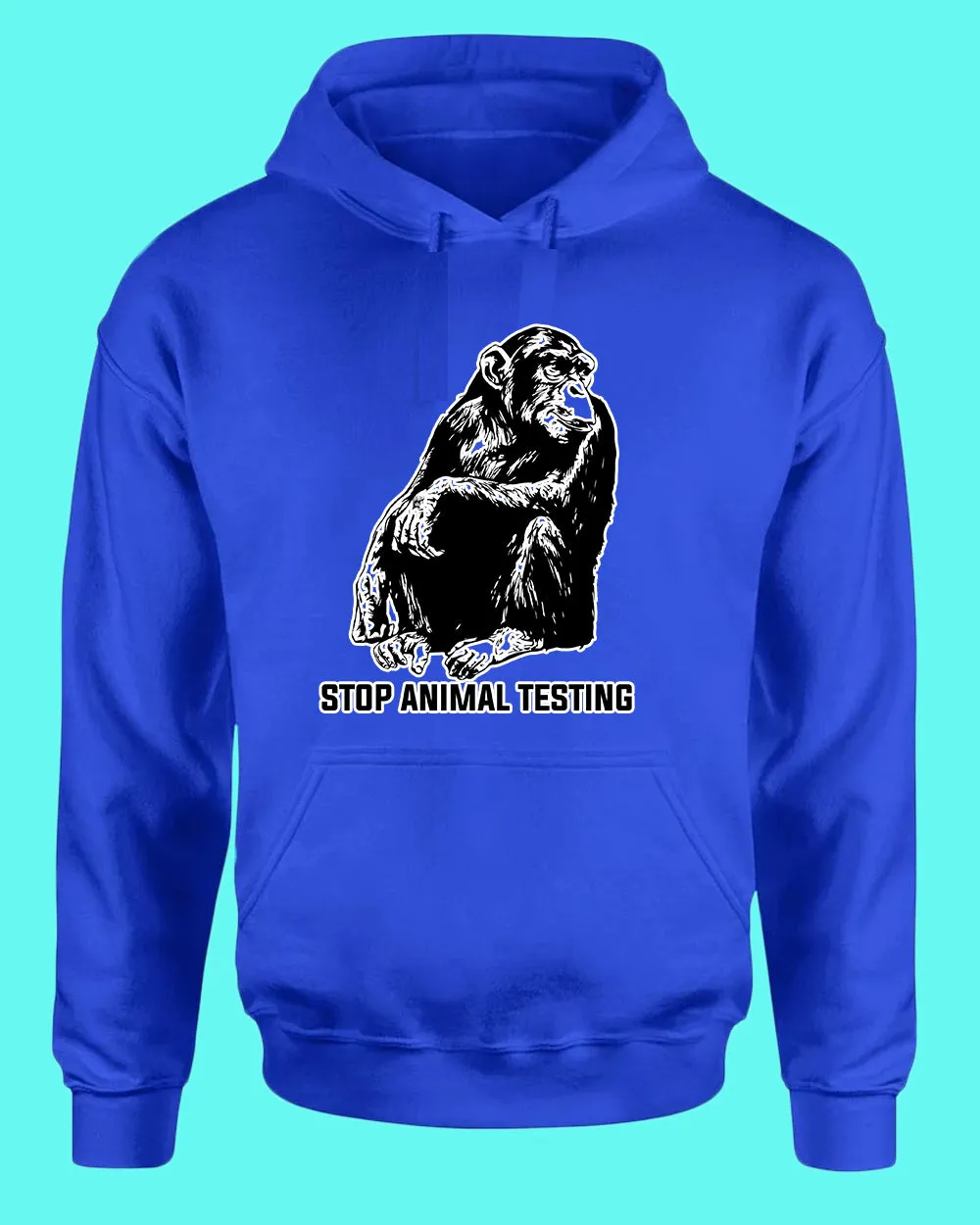 Stop Animals Testing Hoodie vegetarian Hoodie