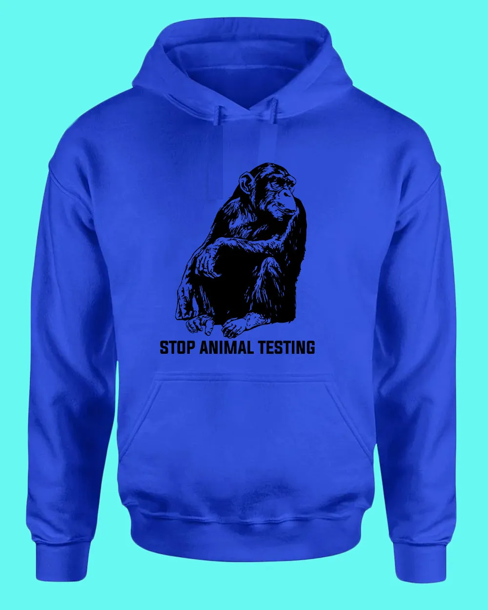 Stop Animals Testing Hoodie vegetarian Hoodie