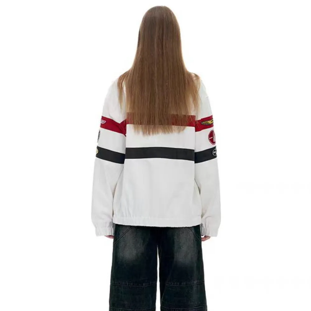 Street Biker Stand Collar Jacket