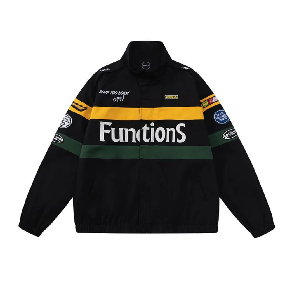 Street Biker Stand Collar Jacket