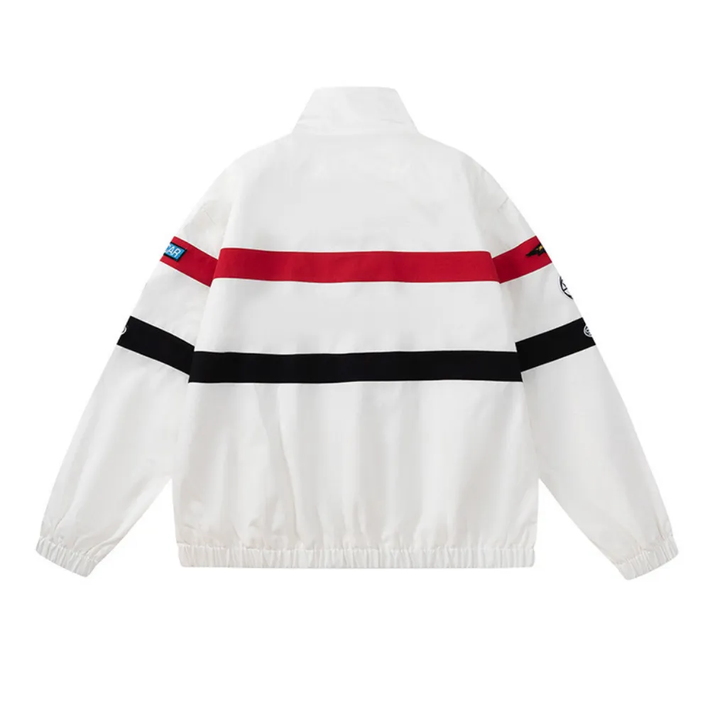 Street Biker Stand Collar Jacket